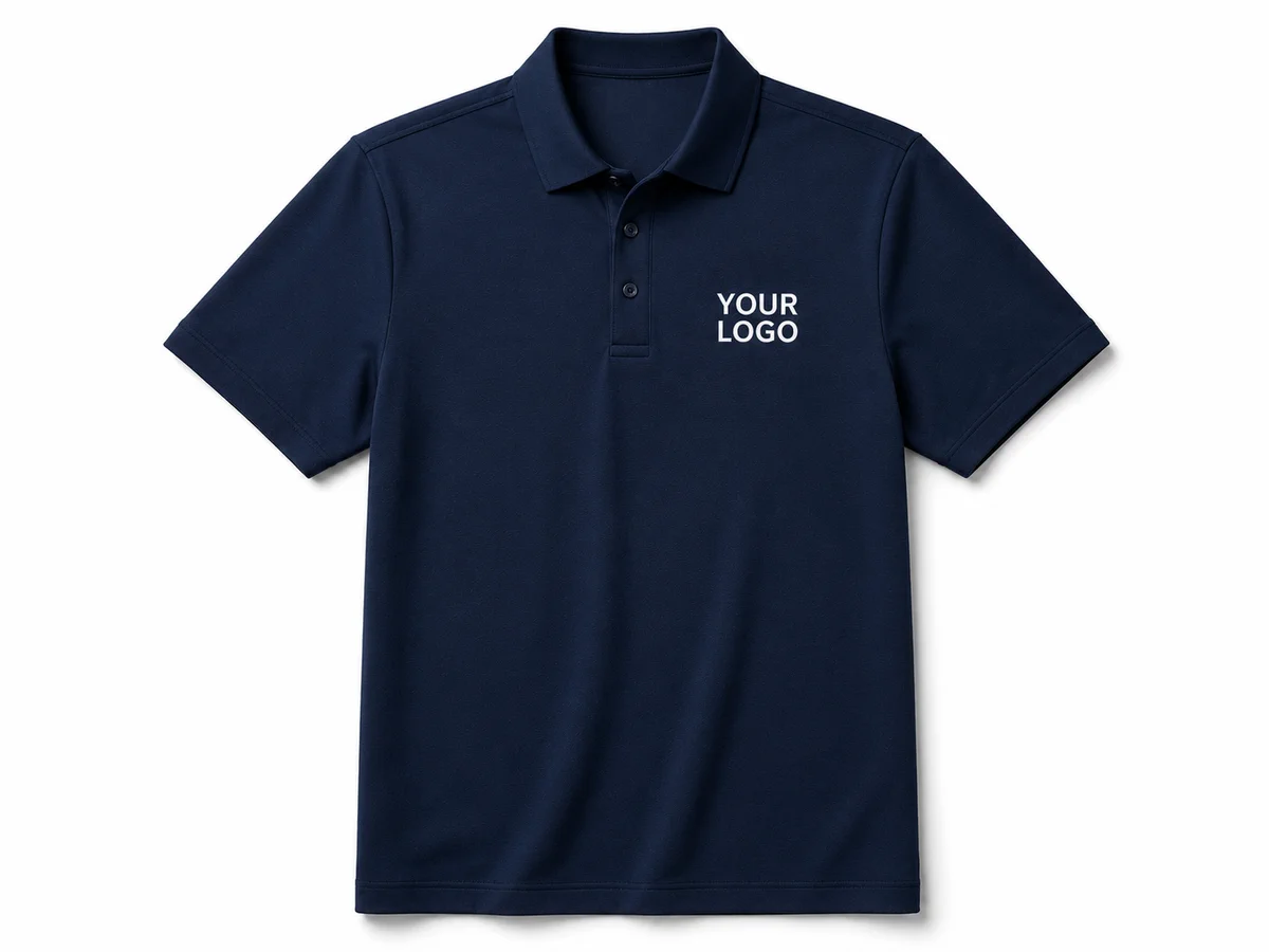 Custom performance polo shirt