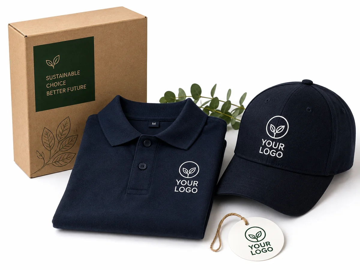 Performance polo and cap combo
