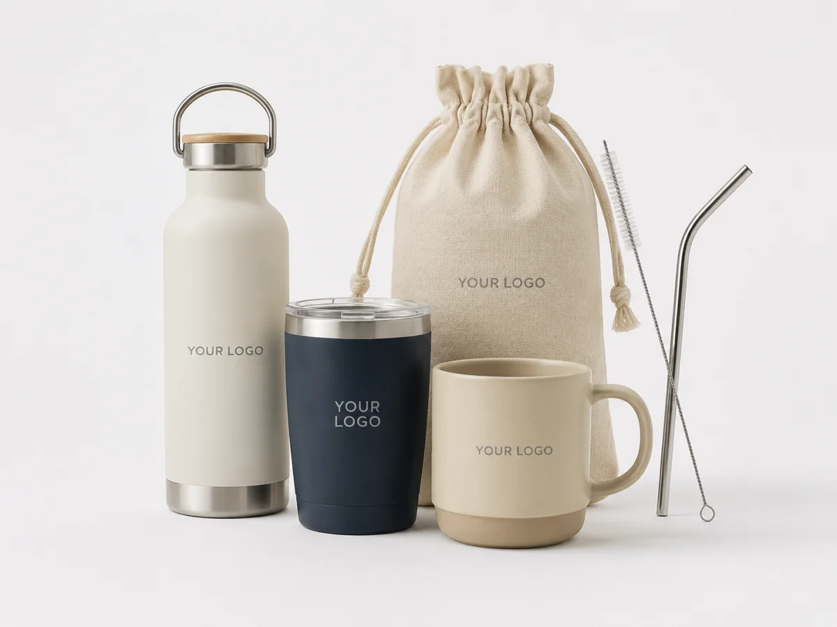 Sustainable drinkware kit combo